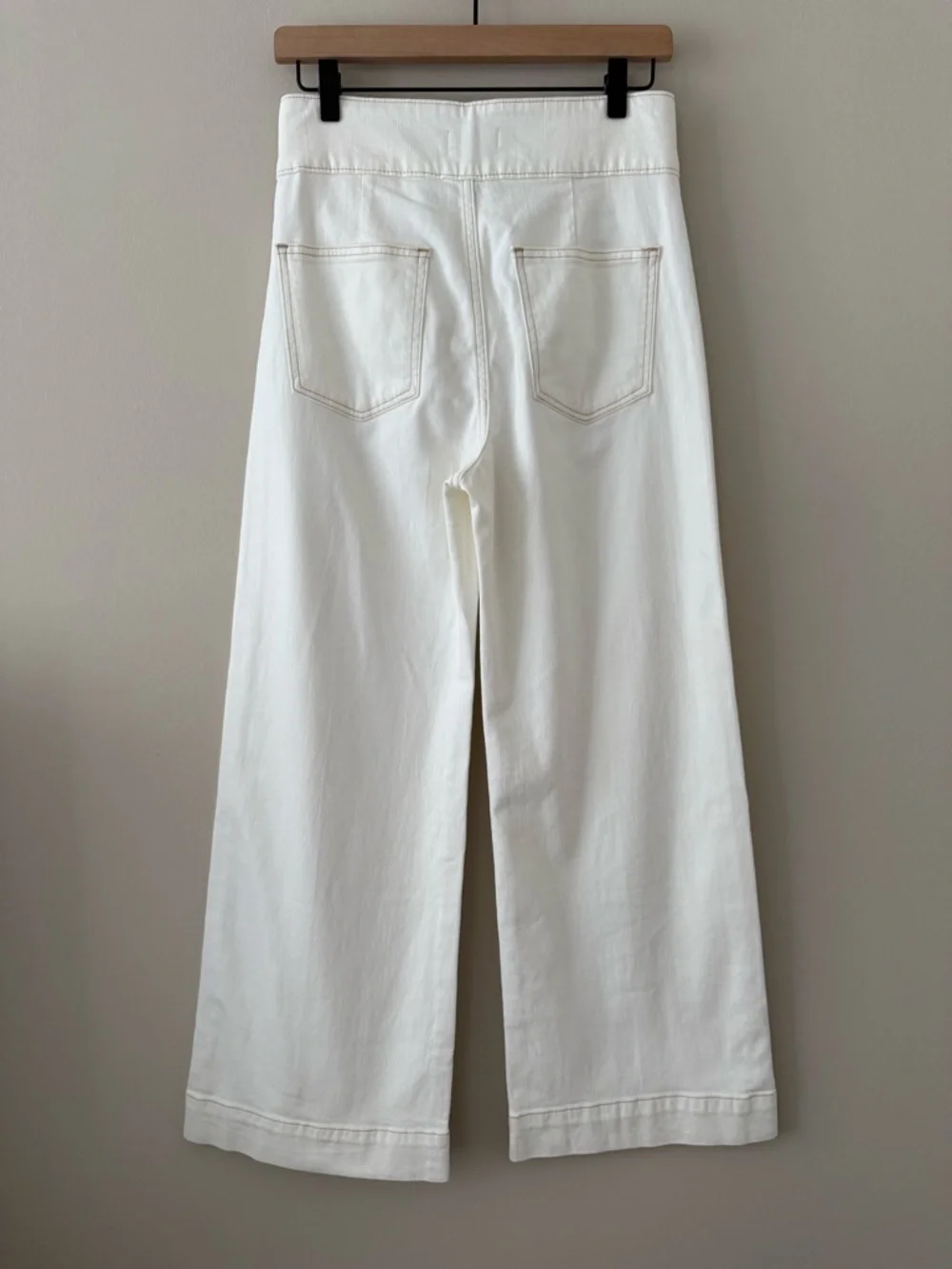Joe's - The Ellia Ankle Wide Leg Jeans - Milk